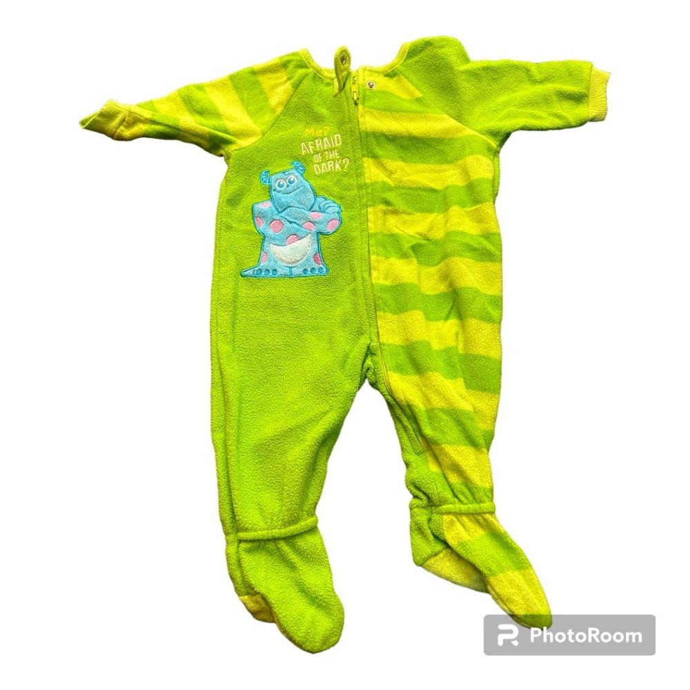 Disney Baby Monster's Inc. Fleece Footie Pajamas (3-6 Months)